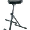 K&M Konig & Meyer 14047.000.55 Performance Pneumatic Stool | Easily Adjust Height/Angle of the Ergonomic Set /Footrest | Professional Grade for all Musicians | German Made | Black Imitation Leather Modern 12 71NB iszrXL