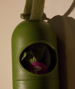 Earth Rated Leash Dispenser & 15 Dog Poop Bag Bundle Pack - Ultra-Thick Doggie Waste Bags with Holder | Lavender-Scented With Leak-Proof Security 1 Dispenser, 15 Bags 47 71NBoFFOHBL