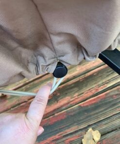 Classic Accessories Veranda Water-Resistant 25.5 Inch Stackable Patio Chair Cover, Pebble 38 71NBpAY2daL