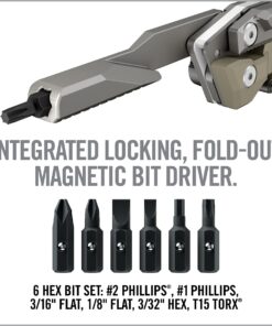 Real Avid Pistol Tool for Gun Maintenance | 19 in 1 Pistol Multitool & Handgun Utility Tool for Striker Fired & 1911 Platforms, Includes 1911 Bushing Wrench, Tanto Knife & Laser Sights Adjusters 37 71NCbpRCML 1