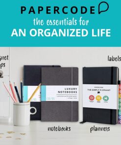 Papercode 2024 Daily Planner - Leather Weekly Planner W/Thick No-Bleed Pages - Monthly & Weekly Layouts - Use for Productivity, Schedule, or Agenda Blue 58 71ND6ibpYgL