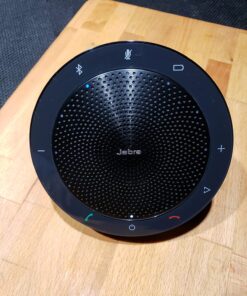 Jabra Speak 510 UC Wireless Bluetooth Speakerphone – Outstanding Sound Quality, Portable Conference Speaker for Holding Meetings Anywhere - Certified for Zoom & Google Meet UC Optimized (Standard) 29 71NDP7VpkWL