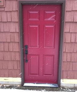 Kwikset San Clemente Front Door Lock Handle and Deadbolt Set, Entry Handleset Exterior with Interior Reversible Lever, Venetian Bronze, Pick Resistant SmartKey Rekey Deadbolt Security 34 71NDUDxfBL