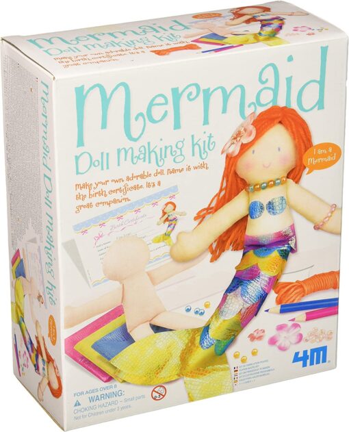 4M Mermaid Doll Making Kit, 8.5 inches