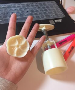 Cookie Stamp Moon Cake Mold Stamps, Cookie Press Mid Autumn Festival DIY Decoration Press Cake Cutter Mold (50g 6pcs Stamps) 50g 6pcs Stamps 27 71NEDXLEAsL