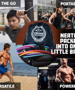 Resistance Bands Set for Men, Women, Exercise & Workout. Fitness Bands for Leg & Bicep Work. Workout Bands for Working Out. Stretch Bands for Physical Therapy. Strength Bands. Elastic Weight Training. 29 71NEvsM0PYL 1