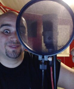 Nady MPF-6 6-Inch Clamp On Microphone Pop Filter with Flexible Gooseneck and Metal Stabilizing Arm Pop Filter with Stablizing Arm 37 71NF2bsV4YL