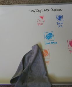 Post-it 3M Post-It Dry Erase Cleaning Cloth (MMMDEFCLOTH), 10 5/8" x 10 5/8", Grey,white 15 71NFPc6rgL