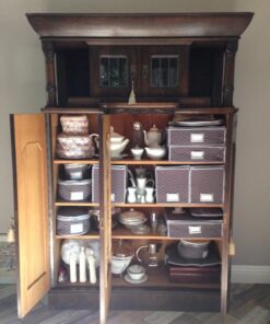 Richard's Homewares - Micro Fiber Deluxe Six Piece Accessory Storage Set - Gray (1 Pack) 1 Pack 32 71NGGsi1nJL