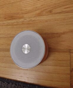 LENRUE A2 Portable Wireless Bluetooth Speaker with Lights and Lanyard,5W Mini Small Metal Speakers Bluetooth 5.0/Aux-in for iPhone Android Home Outdoor, Birthday for Women/Girls Rose Gold 33 71NGHuDbdYL