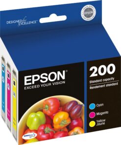 EPSON 200 DURABrite Ultra Ink Standard Capacity Color Combo Pack (T200520-S) Works with WorkForce WF-2520, WF-2530, WF-2540, Expression XP-200, XP-300, XP-310, XP-400, XP-410 Standard Packaging 8 71NHundjVwL
