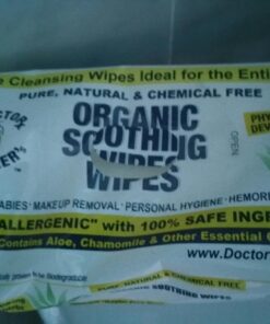 Doctor Butler's Organic Baby Wipes - Hypoallergenic & All-Natural Fragrance Free Baby Wipes Safe for Sensitive Skin and During Postpartum Recovery with Chamomile & Essential Oils (1pk – 60 Wipes) 15 71NIDNP6BjL