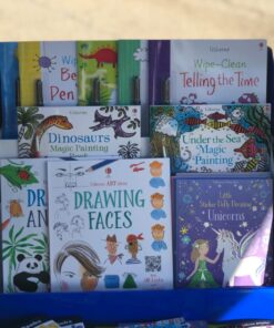 Classroom Keepers Sturdy Cardboard Book Shelf, 3-Tiered, Blue, 17" H x 20" W x 10" D, 1 Unit Mailbox 30 71NILvkObzL