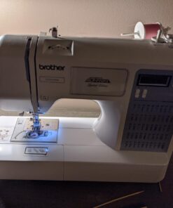Brother Sewing Machine, CS5055PRW, Project Runway, 50 Built-in Stitches, LCD Display, 7 Included Sewing Feet 32 71NJFCizE2L