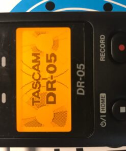 Tascam Portable Studio Recorder, Black, 7.5 x 2.4 x 1.2 inches (DR-05V2) 33 71NJKaz UrL