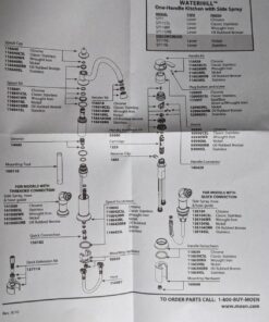 Moen 100429 Single Handle Faucet Adapter Kit Unfinished 24 71NJRFLBgLL