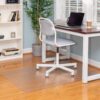 Ilyapa Office Chair Mat for Hard Floors 36" x 48" Heavy Duty Clear, PVC Chair Mat for Hardwood and Tile Floors, Protective Floor Mat for Home or Office 36 x 48 inches 19 71NL4e1JtL