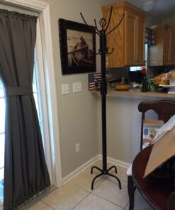 Frenchi Home Furnishing CR002 Coat Rack, 12 Hook, Black 21 71NLotwLOoL