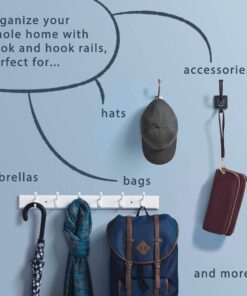 Franklin Brass CURL5PK-FB-R Curlique 5-3/5 in. Single Wall Hooks in Matte Black (5-Pack) 5 Pack 21 71NMHOB2XML 3