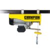 Champion Power Equipment-18890 Automatic Electric Hoist with Remote Control - Yellow, 440/880-lb. 54 71NMZcki5mL