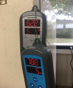 Inkbird Digital Pre-Wired Outlet Dual Stage Humidity Controller IHC-200 for Mushroom Ventilator Fan Crawl Space Curing Meat Grow Room Tent Humidifier Dehumidifier. 53 71NNTwBIxsL