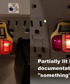 Sperry Instruments GFI6302 GFCI Outlet / Receptacle Tester, Standard 120V AC Outlets, 7 Visual Indication / Wiring Legend, Home & Professional Use, Yellow & Black Pack of 1 Yellow/Black 25 71NO8XjfeL 5