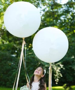 36 Inch White Balloon,Pack-6 Giant Balloons for Party/Birthdays/Wedding/Festivals Christmas and Event Decorations 13 71NORel4UmL