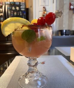 Chefcaptain Schooner Beer Glass - 21.5 Oz Extra Large Goblet Crystal Style ZERO LEAD Shrimp Cocktail, Coronaritas, Margaritas 4 PACK Classic 21.5 OZ 37 71NOq2LghL