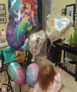 Little Mermaid Balloons - Ariel Balloon Bouquet - 5 Balloons 7 71NOv3UPb6L