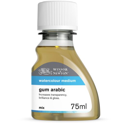 Winsor & Newton Watercolor Medium, Gum Arabic, 75ml (2.5-oz) bottle, Pale 2.5-oz Bottle