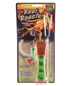 Hog Wild Reel Roaster, 27" - For Marshmallows, Hot Dogs, Camping, Barbeques, Campfires, Fire Pits, Fireplaces, Grills & More - Stainless Steel Extendable Rotating Skewer - Gift for Kids & Adults 8+ 13 71NPEMRQYoL