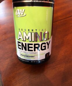 Optimum Nutrition Amino Energy - Pre Workout with Green Tea, BCAA, Amino Acids, Keto Friendly, Green Coffee Extract, Energy Powder - Green Apple, 30 Servings (Packaging May Vary) 30 Servings (Pack of 1) 28 71NPw xmHxL