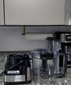 Hamilton Beach Stack & Snap Food Processor and Vegetable Chopper, BPA Free, Stainless Steel Blades, 12 Cup Bowl, 2-Speed 450 Watt Motor, Black (70725A) 48 71NQaE37EqL