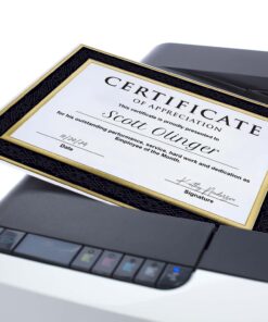 Great Papers! Black Frame Embossed Gold Foil Certificate for Recognition, Accomplishments and Appreciation, Laser and Inkjet Compatible, 8.5” x 11” 15 Count (20103772) 10 71NRkbtv1AL