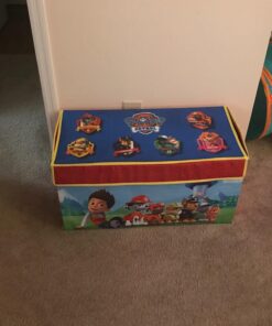 Idea Nuova Nickelodeon Paw Patrol Collapsible Children’s Toy Storage Trunk, Durable with Lid 31 71NRuvCAHL