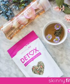 SkinnyFit Detox Tea: All-Natural, Laxative-Free, Supports A Healthy Weight, Helps Reduce Bloating, Natural Energy, Supports Immune System, Vegan, 28 Servings 24 71NS545FhQL