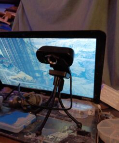 ToLuLu 1080P Webcam with Microphone, HD Webcam Web Camera with Tripod Stand, Widescreen USB Computer Camera, Streaming Mic Webcam for Online Calling/Conferencing, Zoom/Facetime/YouTube Laptop Desktop 43 71NSMuUYINL