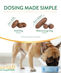 Ocu-GLO Vision Supplement for Small Dogs (45ct) 45 Gelcaps Small Dogs (10 lbs and Under) 12 71NSjz54CrL