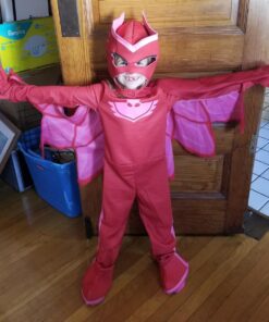 PJ Masks Owlette Deluxe Toddler Costume Large (4-6) Red 38 71NTERkcj5L