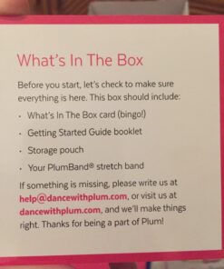 The PlumBand Stretch Band for Dance and Ballet – Colors and Sizes for Kids & Adults – Improve Your Splits, Strength, and Flexibility with Stretching – Printed Instruction Booklet and Travel Bag Rose Pink Small 26 71NTaweacbL