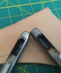 SE Heavy-Duty 12-Piece Hollow Leather Punch Set - High Carbon Steel, Machined Grip, 1/8" to 3/4" Sizes - Includes Zipper Pouch for Gasket, Leather, and Light Metal Work - 791LP 15 71NU2UXY9SL