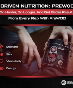 Driven PREWOD Energy Matrix, 50 Servings - Pre-Workout Supplement with Caffeine & Beta-Alanine - Energy, Focus, Strength, & Endurance for High-Intensity Training & Weight Lifting - Cherry Lime Cherry Lime For Time 10.9 Ounce (Pack of 1) 11 71NUBYJ7ZgL