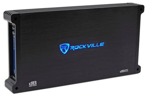 Rockville dB15 6000 Watt Peak/1500w RMS Mono 2 Ohm Amplifier Car Audio Amp 6000 Watt/1500w RMS