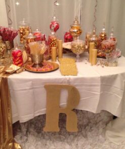 MyGift Set of 3 Deluxe Glass Apothecary Jars, Decorative Bathroom Storage Home Decor and Kitchen Centerpieces 24 71NV1rVgnaL