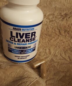 Arazo Nutrition Liver Cleanse Detox & Repair Formula – Milk Thistle Herbal Support Supplement: Silymarin, Beet, Artichoke, Dandelion, Chicory Root 40 71NW0WdfyCL