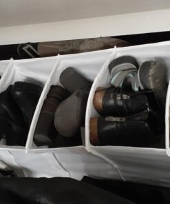 Honey-Can-Do 8-Shelf Hanging Closet Organizer, White SFT-01239 White 7 71NWfAPEWaL