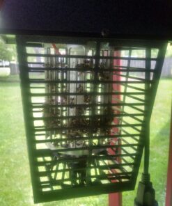 Flowtron Bug Zapper, 1/2 Acre of Outdoor Coverage with Powerful 15W Bulb & 5600V Instant Killing Grid, Electric Insect, Fly & Mosquito Zapper, Made in The USA 18 71NWno8ni L