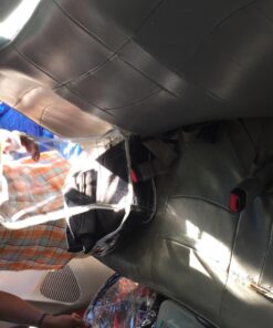 OxGord Car Seat Cover - Poly Cloth Solid Black with Front Low Bucket and 50-50 or 60-40 Rear Split Bench - Universal Fit for Cars, Truck, SUV, Van 49 71NXGCleH5L