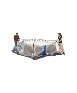 Coleman Camping Tent with Instant Setup, 4/6/8/10 Person Weatherproof Tent with WeatherTec Technology, Double-Thick Fabric, and Included Carry Bag, Sets Up in 60 Seconds 8-person Cabin Tent 34 71NXO BstlL