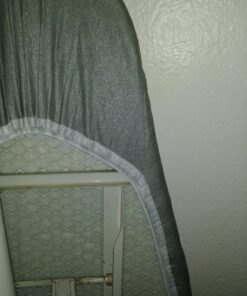 Epica Ironing Board Cover and Pad - Standard Size 15x54 Padded Ironing Board Covers, Heat Reflective Coating, Elastic Edge, Thick Pads, Scorch & Stain Resistant Iron Board Cover with Padding Grey Gray 50 71NXXggVnL 1